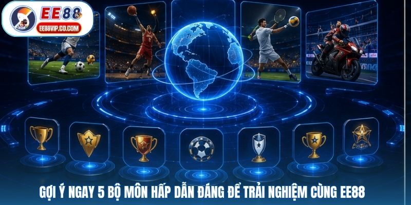 Gợi ý ngay 5 bộ môn hấp dẫn đáng để trải nghiệm cùng EE88
