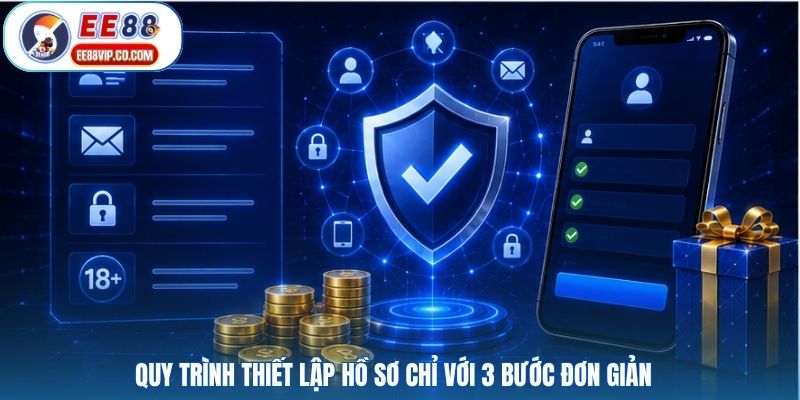 Quy trình thiết lập hồ sơ chỉ với 3 bước đơn giản